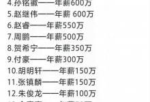 中国男篮队员年薪排名（中国男篮队员年薪排名榜）