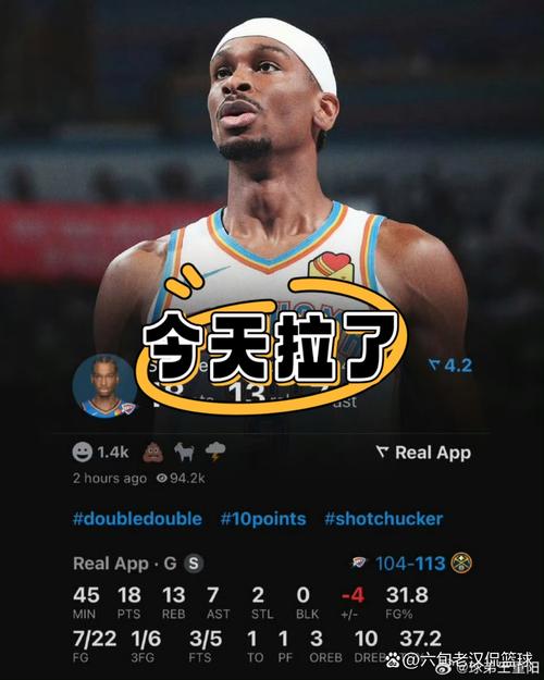 罚球6中5！亚历山大半场14投仅4中拿14分3板三分5中1